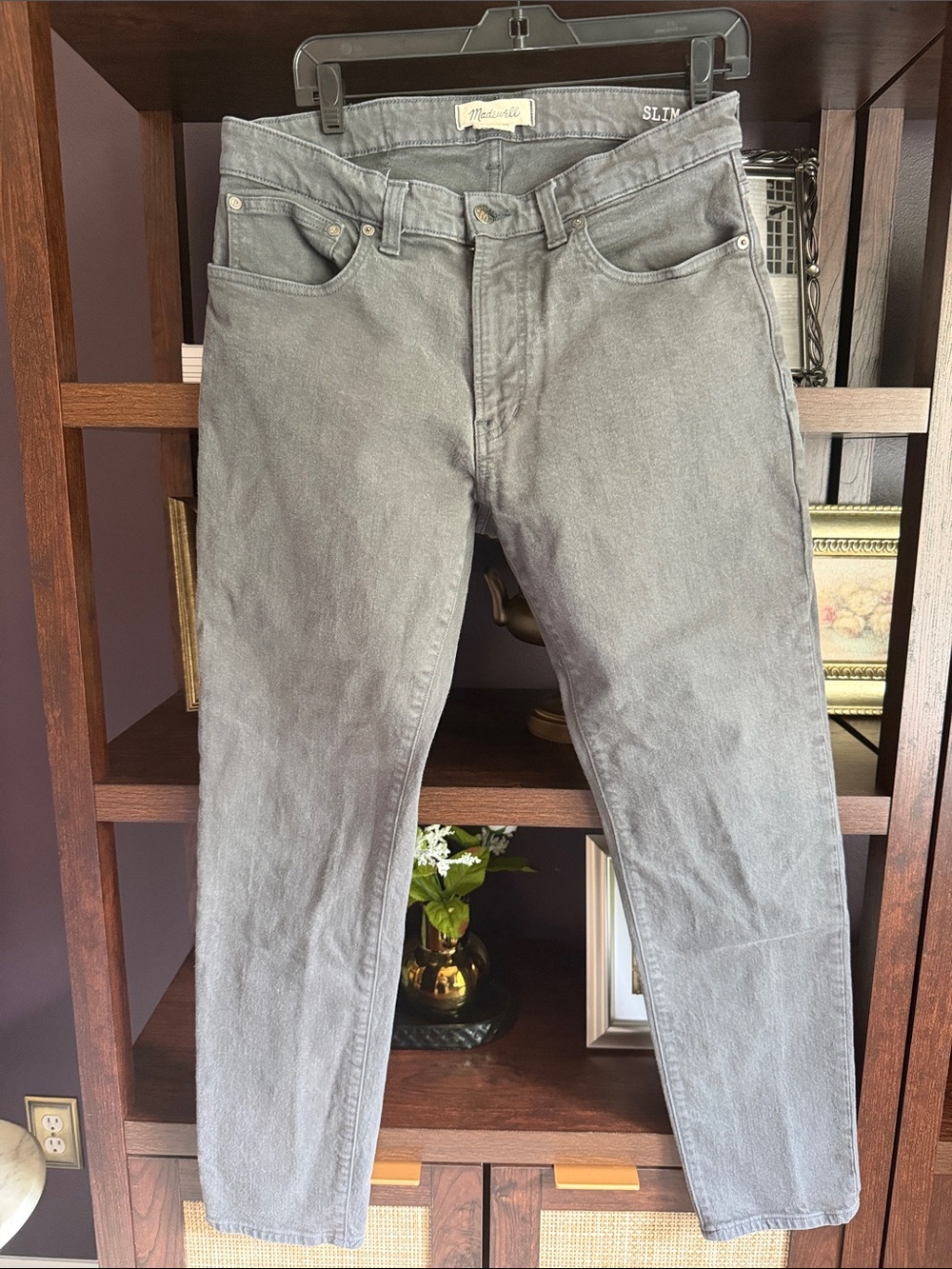 Madewell Slim Men's Gray Denim Jeans 32x30